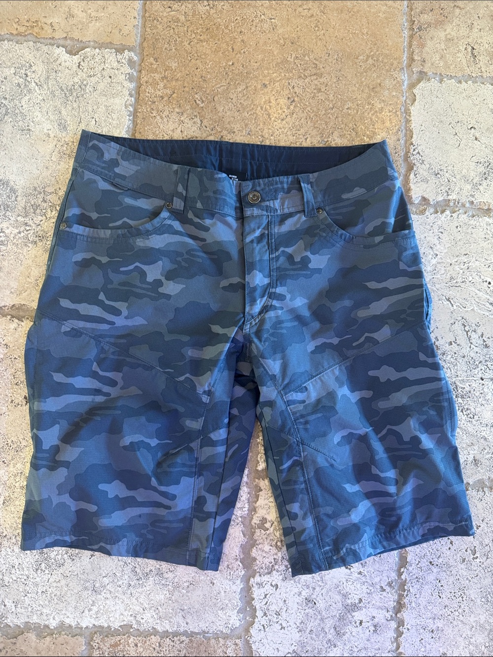 Kuhl Men's Gray Camo Athletic Shorts